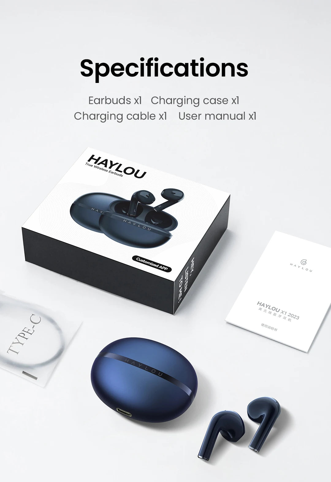 HAYLOU X1 2023 TWS Bluetooth-hodetelefoner